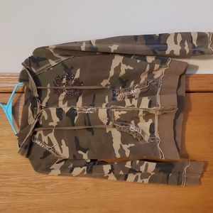 Camouflage Miss Me Sweatershirt